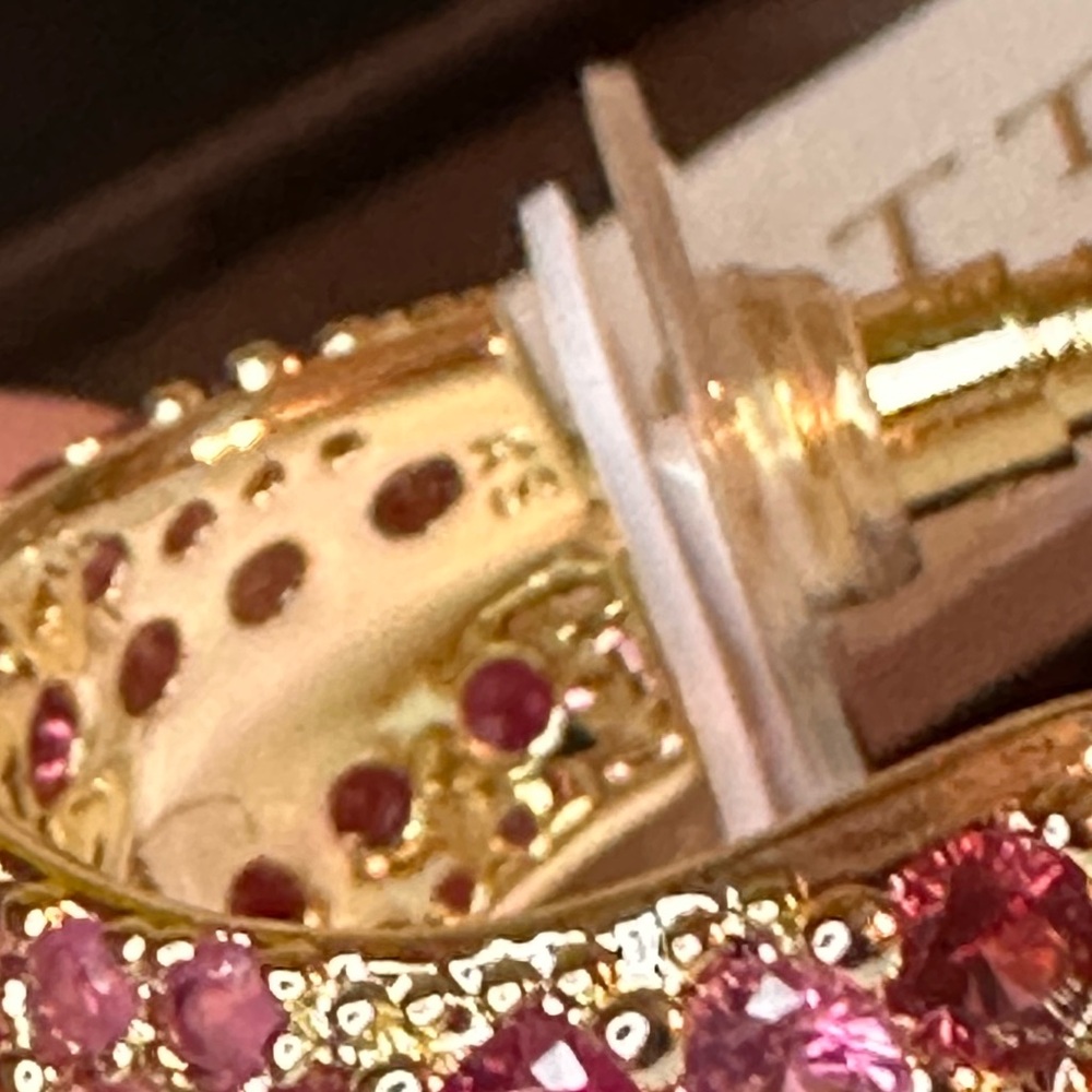 Kendra Scott Krista Gold Hoop Earrings in
Red Mix NWT - Picture 7 of 10